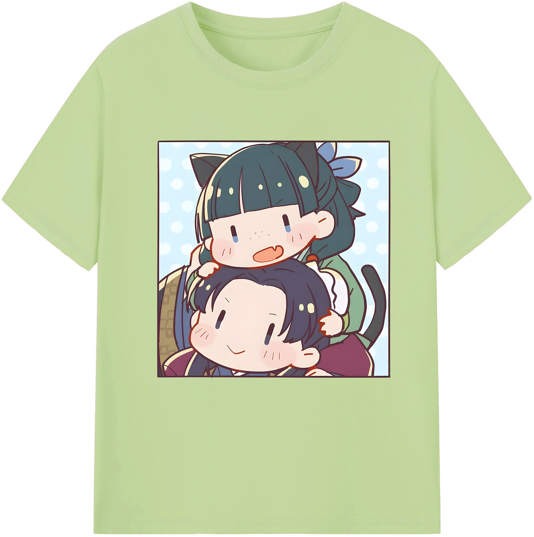 （画像用） 薬屋のひとりごと The Apothecary Diaries 綿100％半袖Tシャツ（フロントプリント）